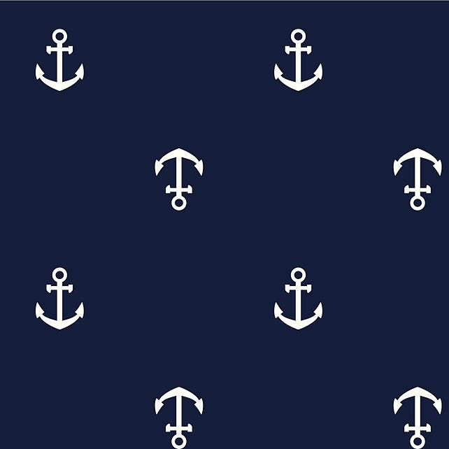 Jover Walker Cover - Anchors Aweigh | Nautical Anchor Pattern with Pockets & Matching Storage Bag