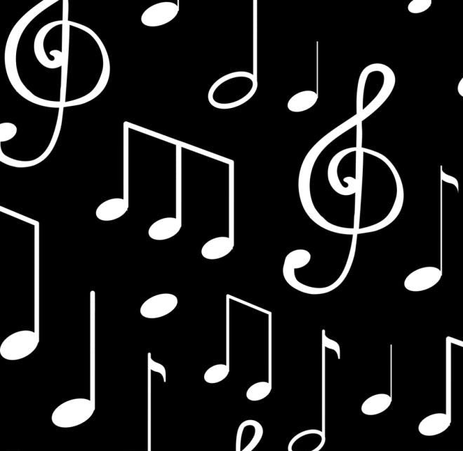 Jover Walker Cover - Noteworthy | Black & White Music Note Pattern with Pockets & Matching Storage Bag