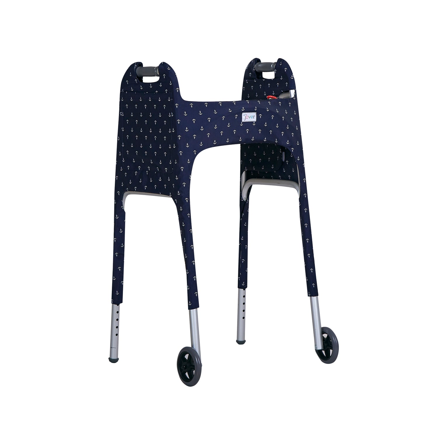 Jover Walker Cover - Anchors Aweigh | Nautical Anchor Pattern with Pockets & Matching Storage Bag
