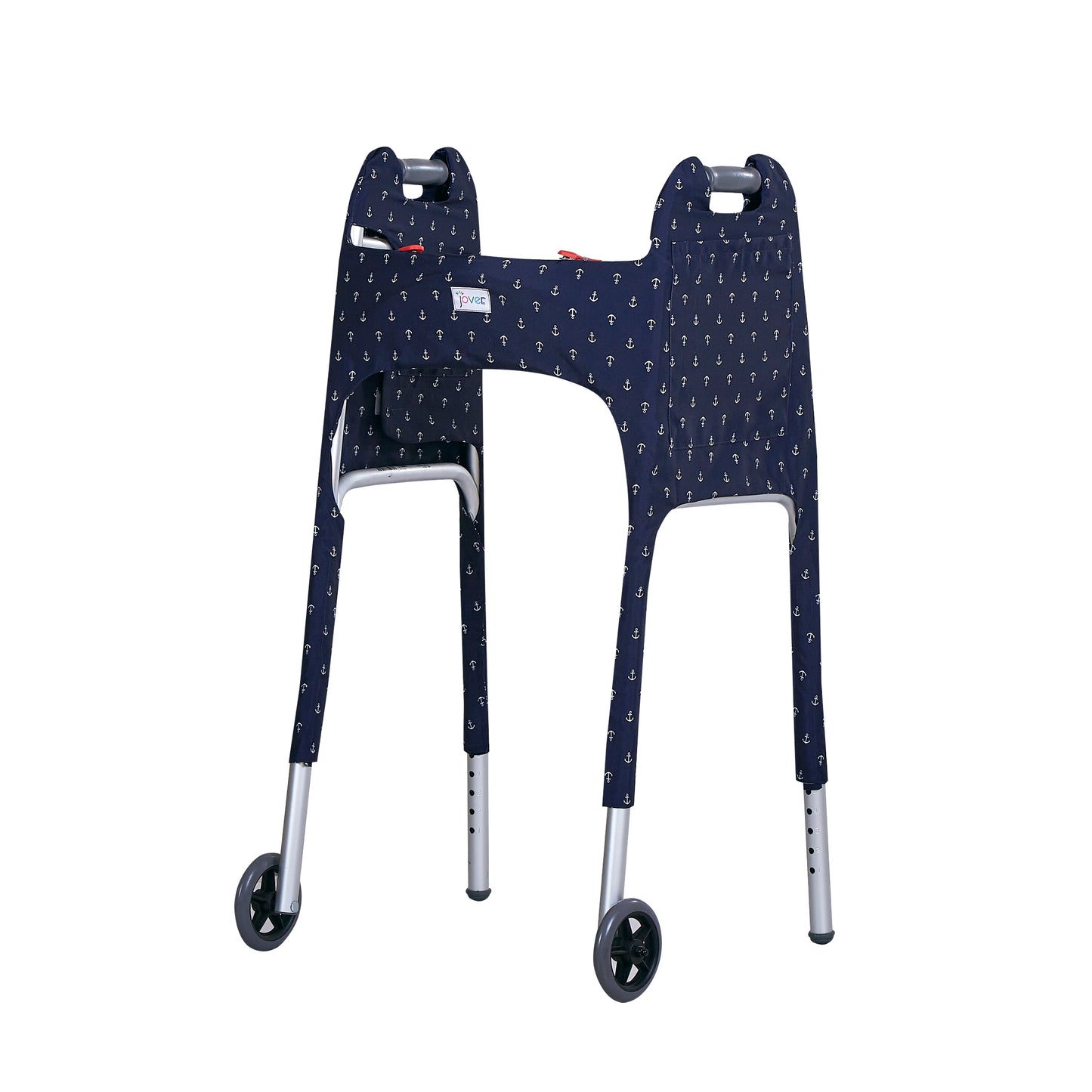 Jover Walker Cover - Anchors Aweigh | Nautical Anchor Pattern with Pockets & Matching Storage Bag