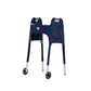 Front left view of the Jover Walker Cover in a patriotic fireworks pattern. Equipped with four pockets, it's the only walker accessory you need for convenient and stylish travel.