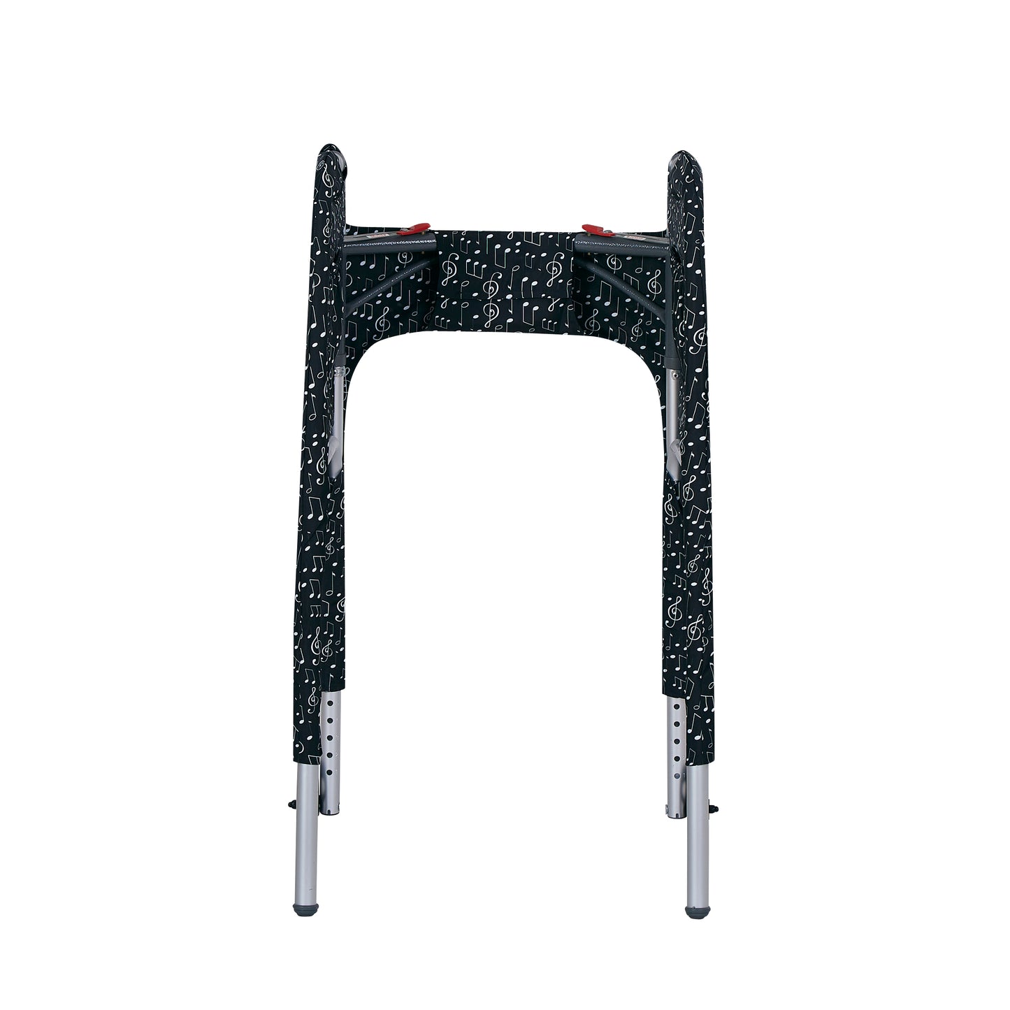 Jover Walker Cover - Noteworthy | Black & White Music Note Pattern with Pockets & Matching Storage Bag