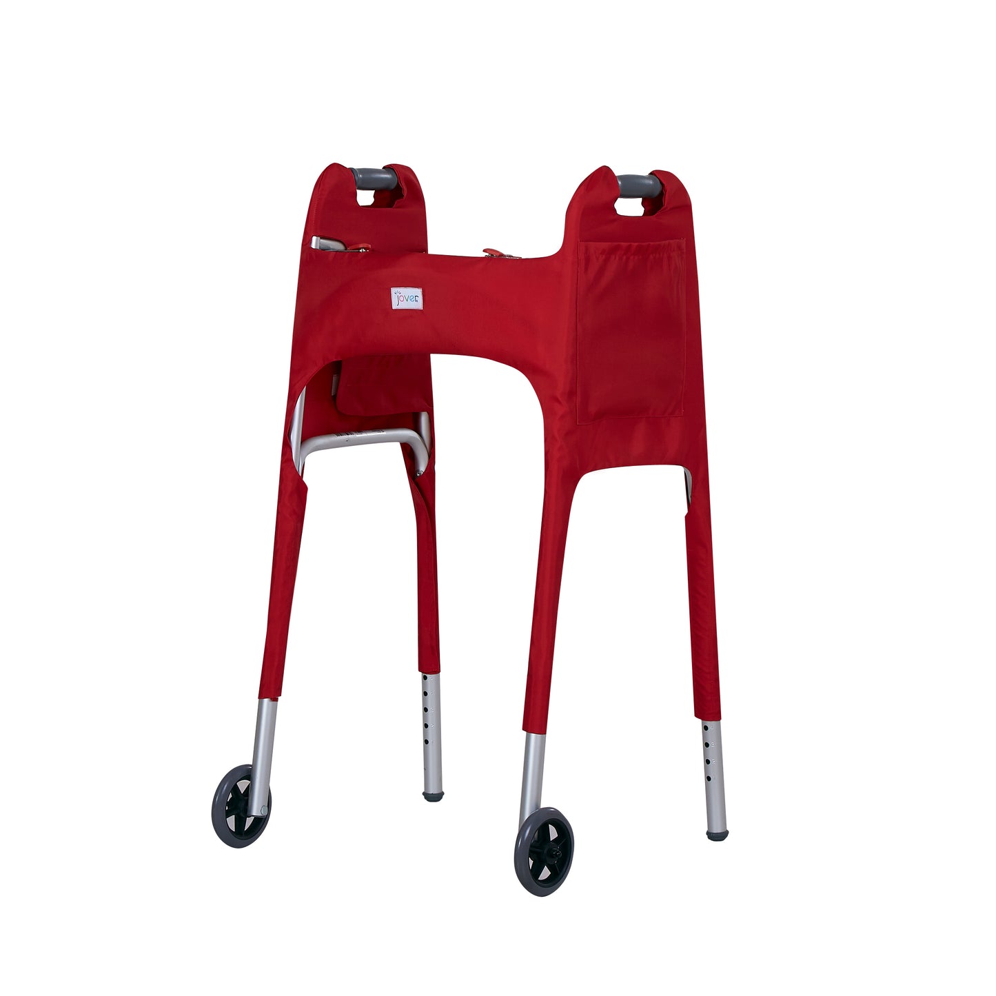 Jover Walker Cover - Signature Red | Solid Red with Pockets & Matching Storage Bag