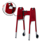 Jover Walker Cover - Signature Red | Solid Red with Pockets & Matching Storage Bag